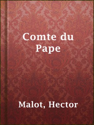 cover image of Comte du Pape